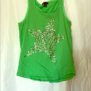 Girls tank top sequin